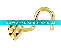 Stainless steel body jewelry