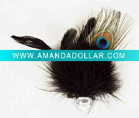 Wholesale Fashion peacock feather brooch