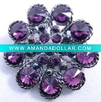 Wholesale fashion purple Brooch of 2011