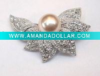 Wholesale fashion alloy rhinestone brooches pin