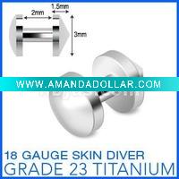 Wholesale Stainless Steel skin diver body jewelry