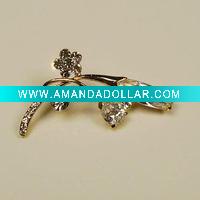 Alloy Diamond Brooch