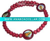religious wooden bracelet