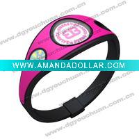 cool,unique ,powerful silicone bracelet