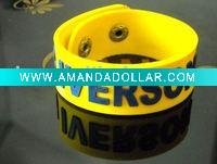 Wholesale 2011 fashion design adjustable ion silicone wristband
