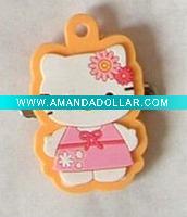 animal logo brooch