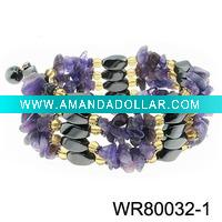 Wholesale Wholesale Hematite Magnetic beads Wrap Bracelet & Necklace&Lariat Jewelry