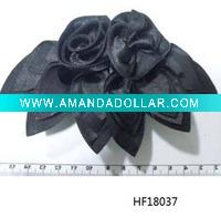 Wholesale 2011 fashion black Fabric flower brooch