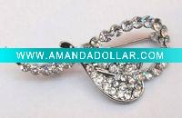 Wholesale fashion alloy rhinestone brooches pin