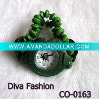 Colorful coconut watch