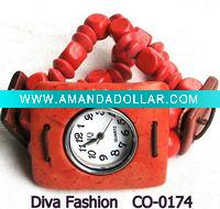 Nice coconut bracelet watch