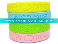 Custom silicon bracelet and Silicone Wristband