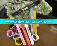 Wholesale silicone slap bracelet/wristbands