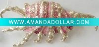 Pink Tone Araneid Brooch