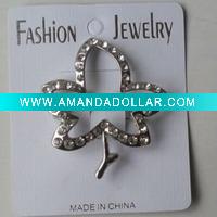 Wholesale leaf shape fashion brooch