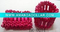 colorful wood bracelets and bangles