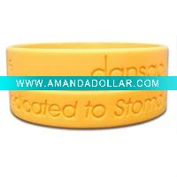 Wholesale Wide Rubber Bracelets and Silicone Wristbands