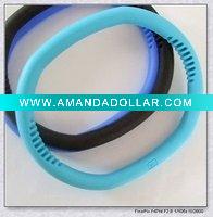 Wholesale Fashionable elastic in all color silicone brecelet