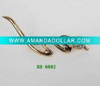 Wholesale jeweled alloy brooch