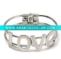 Wholesale love alloy bracelet