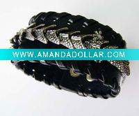 Wholesale Leather bangle,Fashion leather bangle