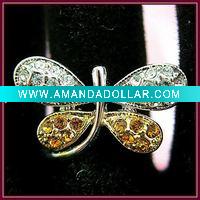 Wholesale Fashion Adjustable Zinc alloy Finger Ring