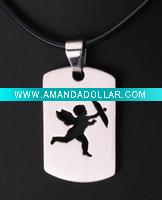 Wholesale stainless steel pendant Jewelry with Angel