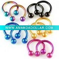 2011 basic style 316L steel body piercing jewelry