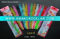 Wholesale silicone hollow bracelet