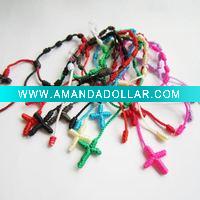 Wholesale knotted rosary bracelet