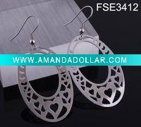 Wholesale 2011 new stainless steel earrings