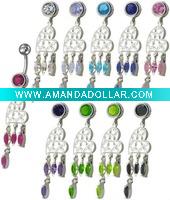 Wholesale stainless steel body jewelry,fashion body jewelry,piercing,belly ring ,navel piercing