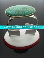 Wholesale Fashion natural stone bangle