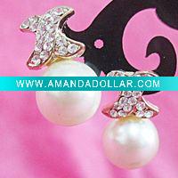 Fashion Freshwater Pearl Jewellery Stud Earring