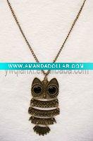 Hot owl necklace (qxnk11052)