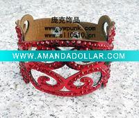 Wholesale Fashion PU Bracelets leather bracelets wristbands