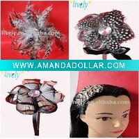 feathers hair bands