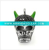 Wholesale skeleton charms for charm braclet and kids jewelry and promotion gift 1036