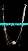 Decorated with flowers necklace