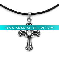 Zircon Cross casting Pendant Jewelry