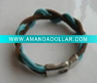 Wholesale Braided leather bracelet/leisure bangle(AJT-BR-1)