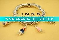 Wholesale girls sweetie charms bracelet