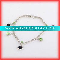 Wholesale fashion heart charm bracelet/fashion bracelet/fashion jewelry/charm bracelet