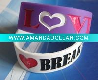 Wholesale HOT /Fashion Wide Silicone Wristband