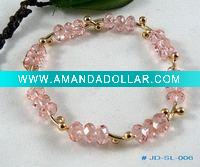 Wholesale Blue crystal crafts bead bracelets