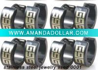 2011 stainlesss steel earrings (ssed0001)