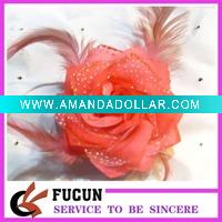 farbic handmade flower brooches