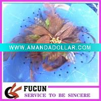 Wholesale farbic handmade flower brooches