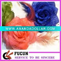 Wholesale farbic handmade flower brooches