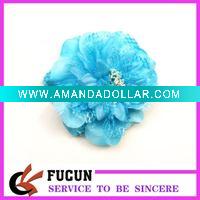 unique flower brooches with feather